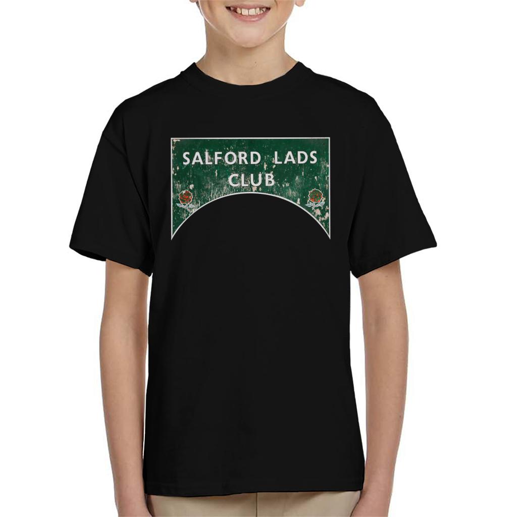 Salford Lads Club Sign Colour Kids T-Shirt-ALL + EVERY