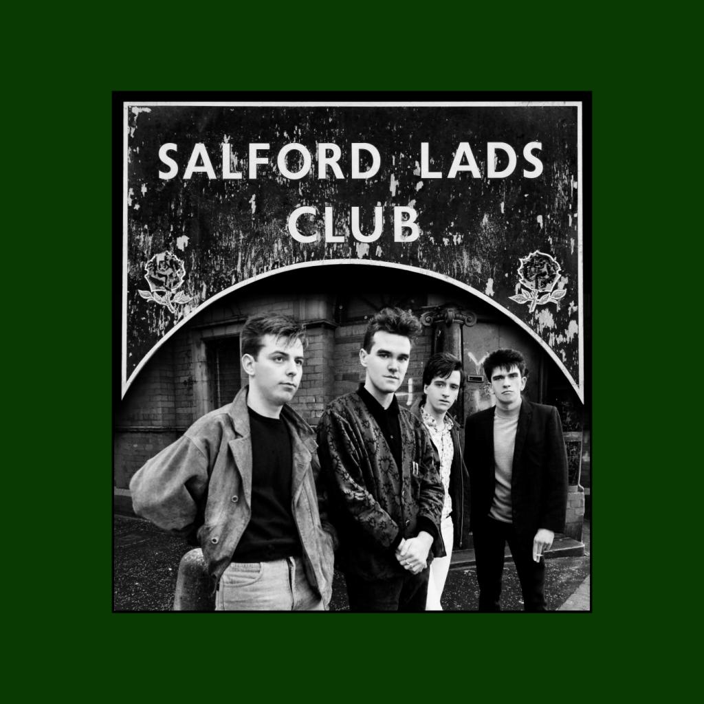 Salford Lads Clubs The Smiths Black & White Men's T-Shirt-ALL + EVERY