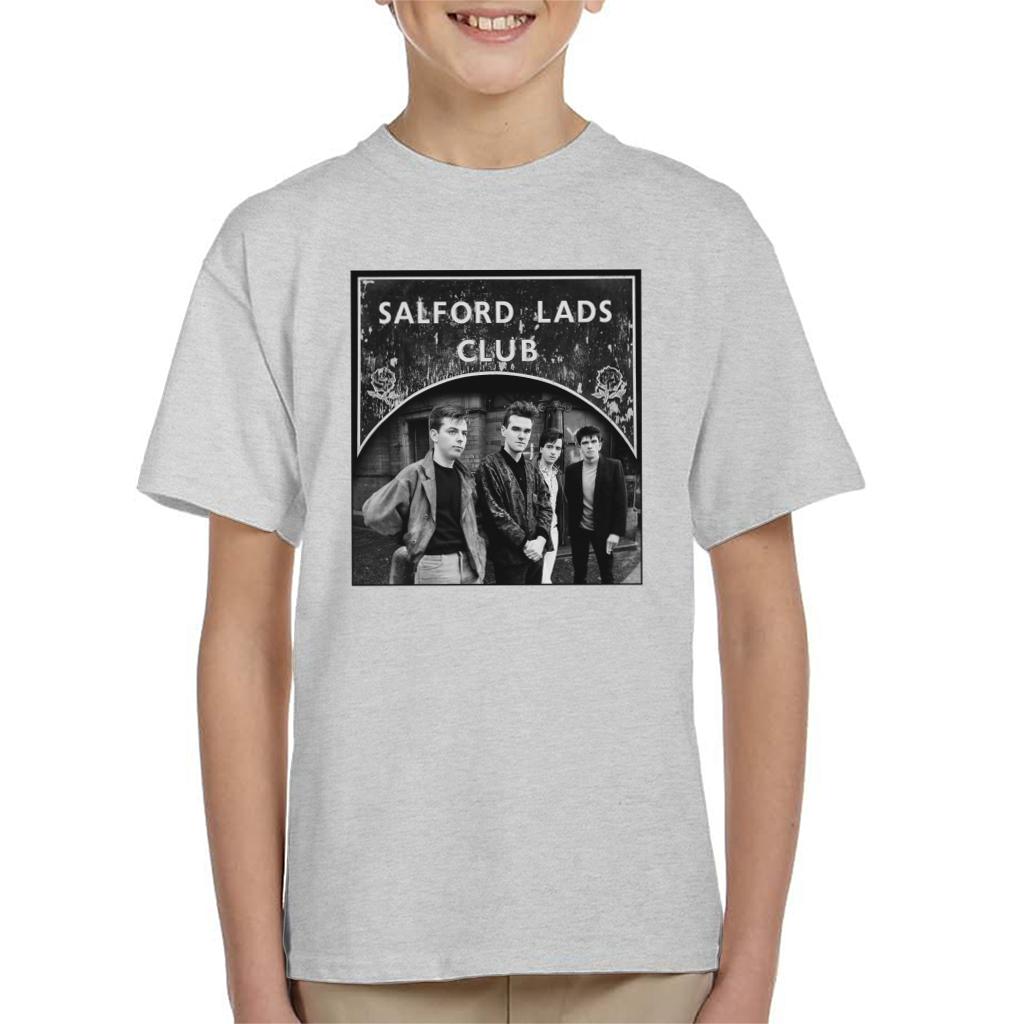 Salford Lads Clubs The Smiths Black & White Kid's T-Shirt-ALL + EVERY