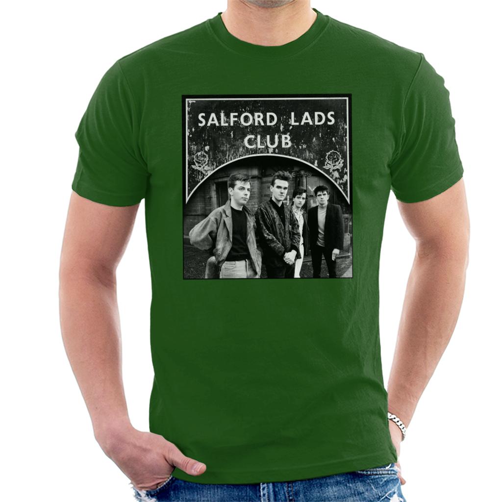 Salford Lads Clubs The Smiths Black & White Men's T-Shirt-ALL + EVERY