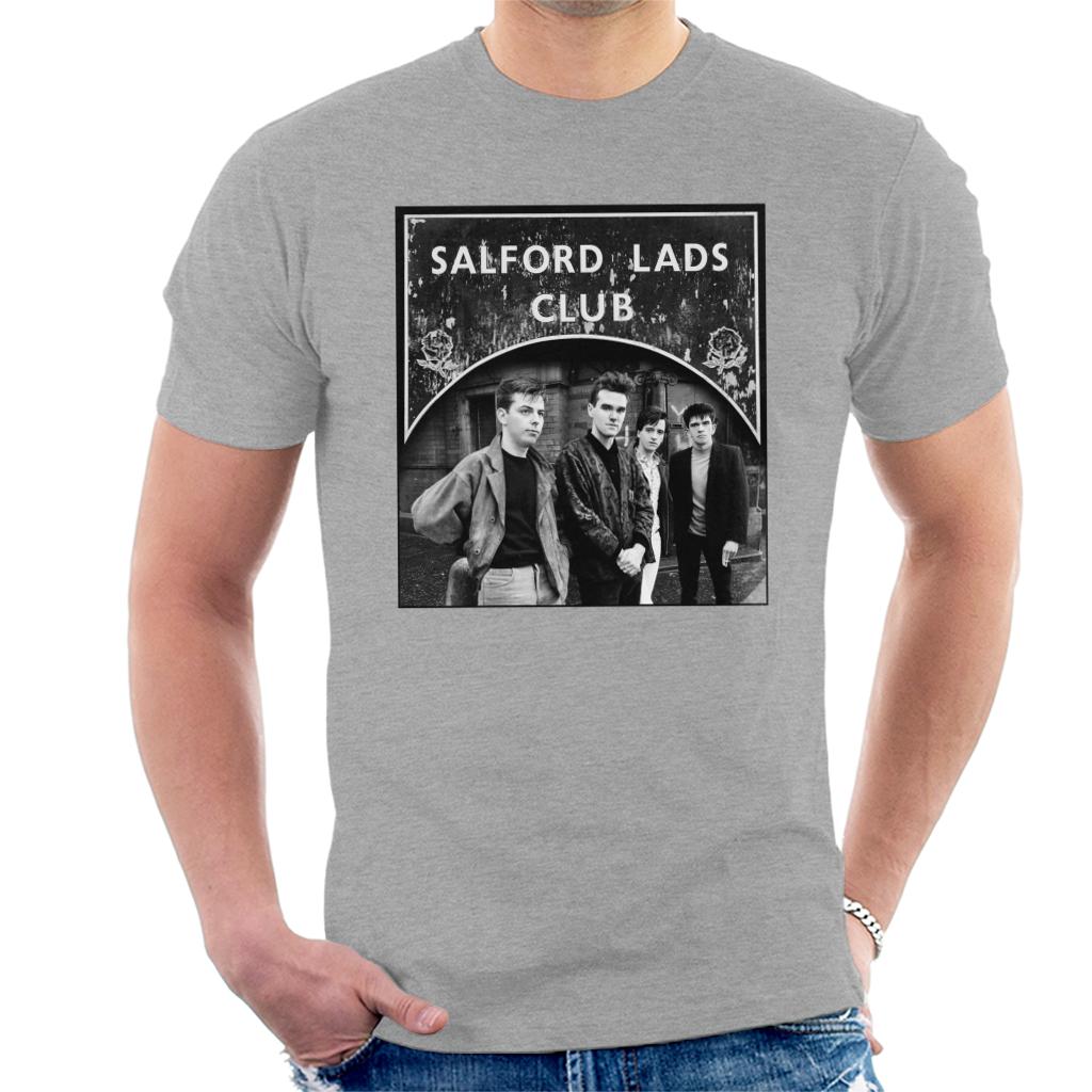 Salford Lads Clubs The Smiths Black & White Men's T-Shirt-ALL + EVERY