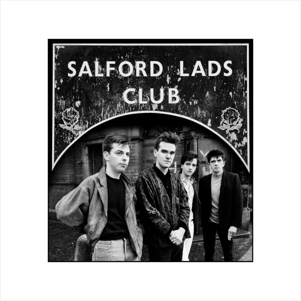 Salford Lads Clubs The Smiths Black & White Men's T-Shirt-ALL + EVERY