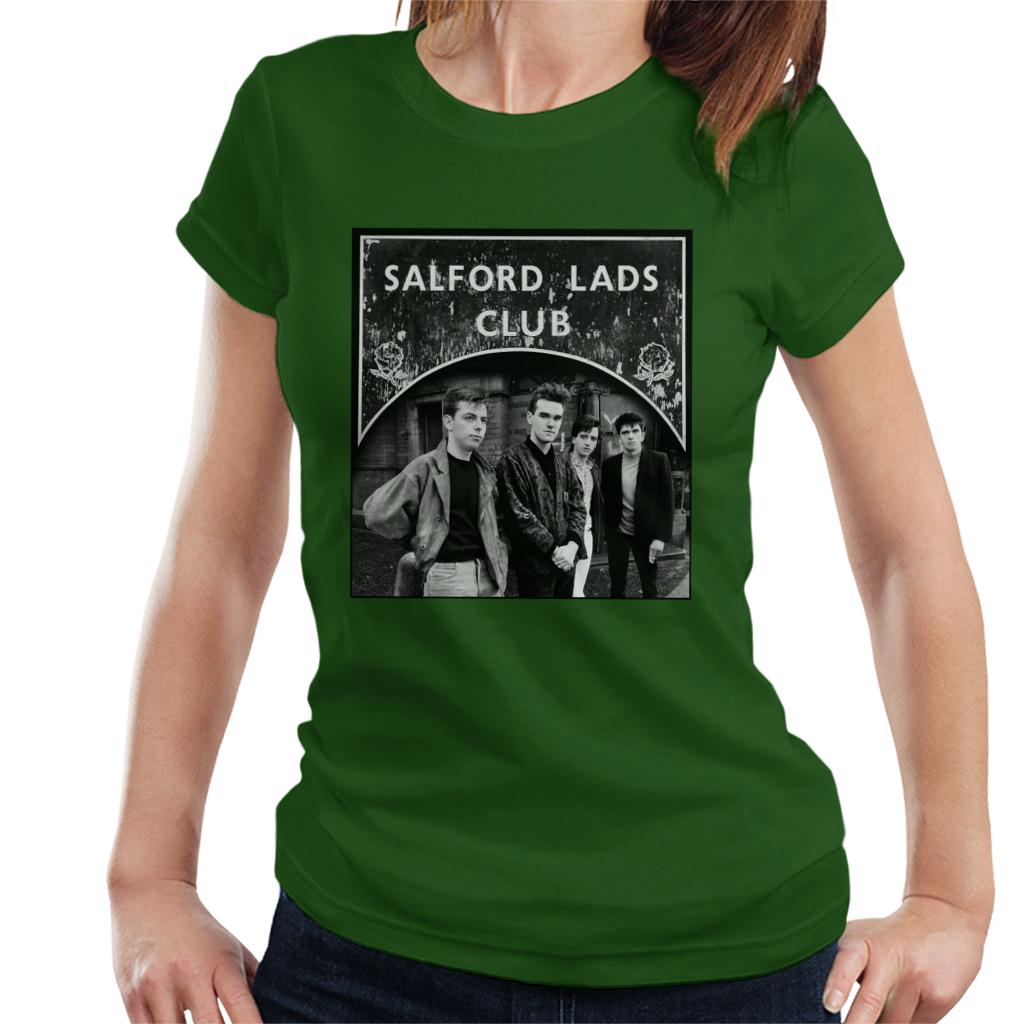 Salford Lads Clubs The Smiths Black & White Women's T-Shirt-ALL + EVERY