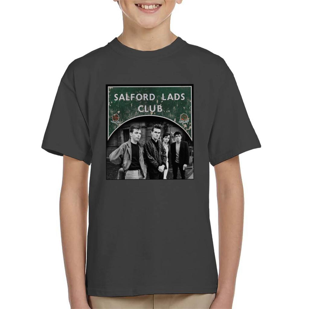 The Smiths Salford Lads Club Sign Kid's T-Shirt-ALL + EVERY