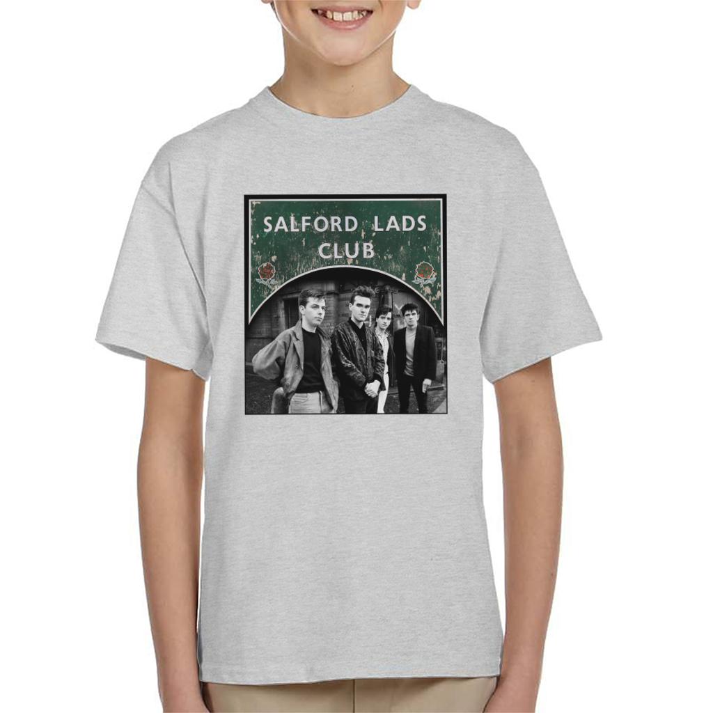 The Smiths Salford Lads Club Sign Kid's T-Shirt-ALL + EVERY