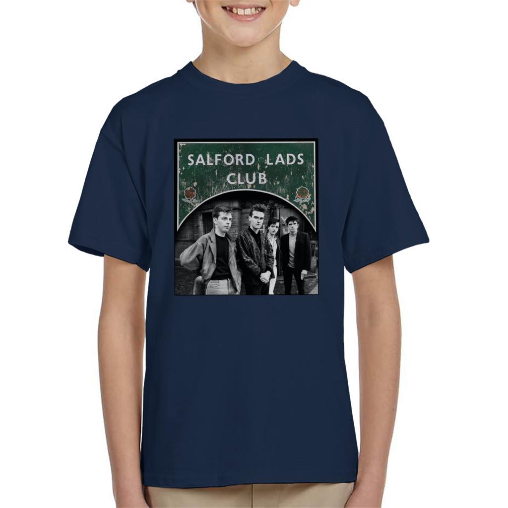 The Smiths Salford Lads Club Sign Kid's T-Shirt-ALL + EVERY