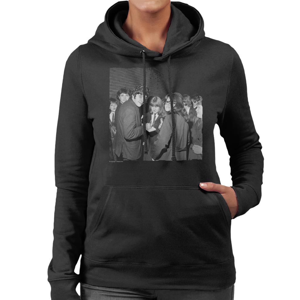 TV Times David Essex Signing Autographs Women's Hooded Sweatshirt-ALL + EVERY