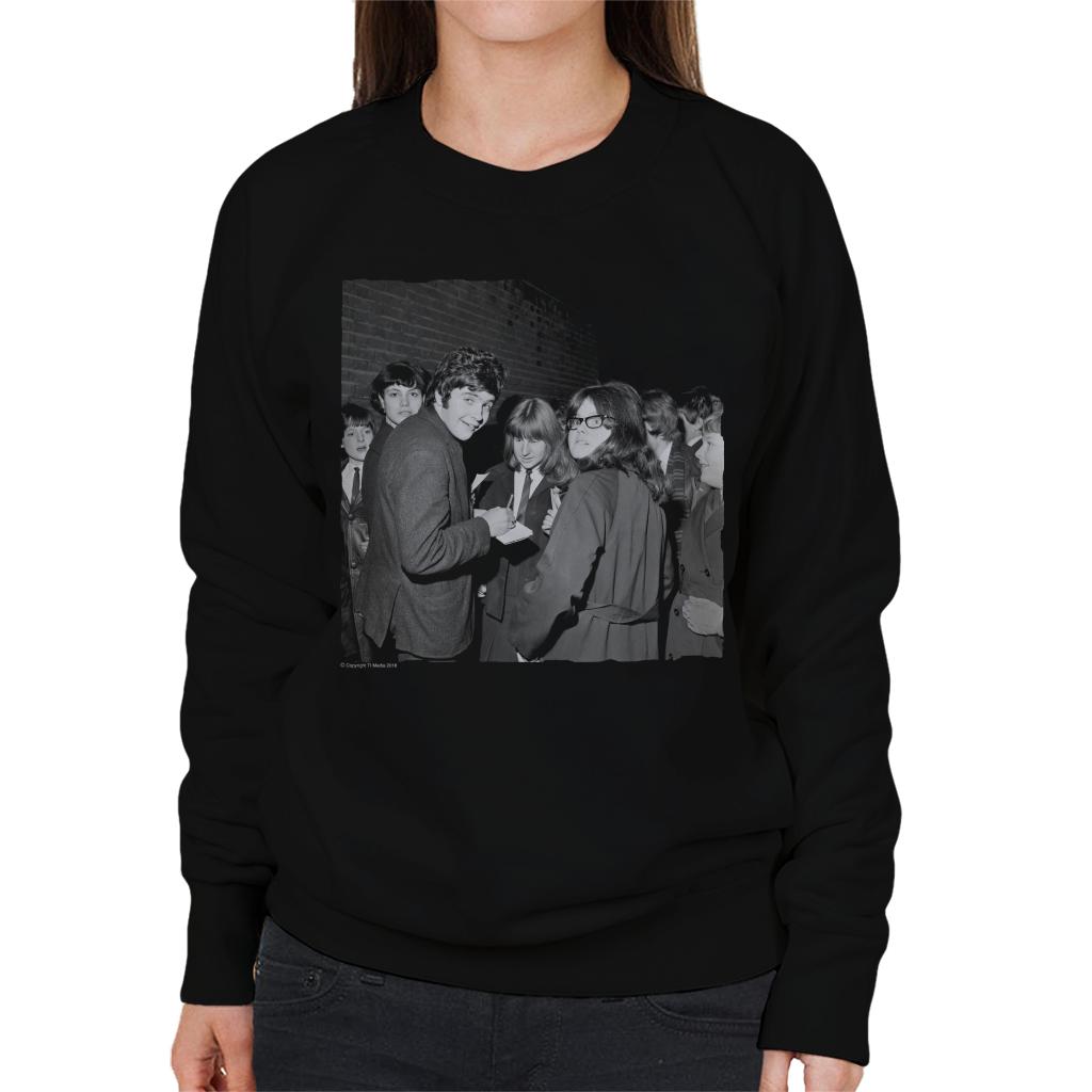 TV Times David Essex Signing Autographs Women's Sweatshirt-ALL + EVERY