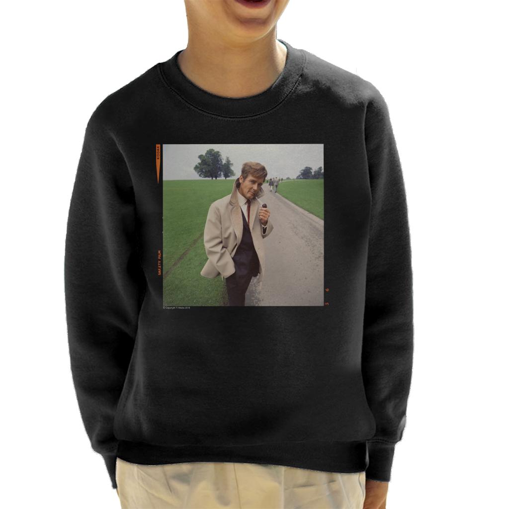 TV Times Roger Moore Park Stroll 1968 Kids Sweatshirt