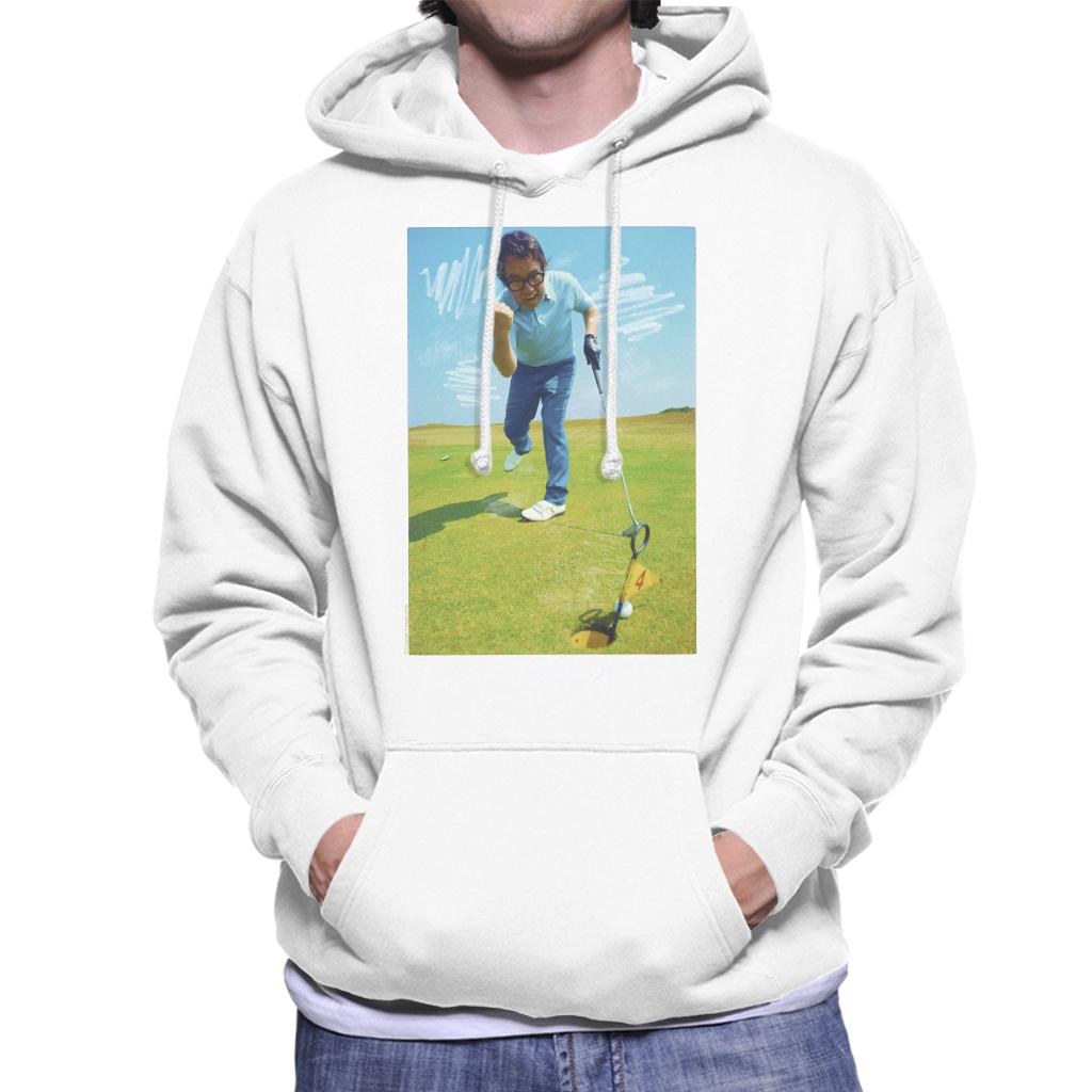 TV Times Ronnie Corbett Playing Golf 1971 Men's Hooded Sweatshirt-ALL + EVERY