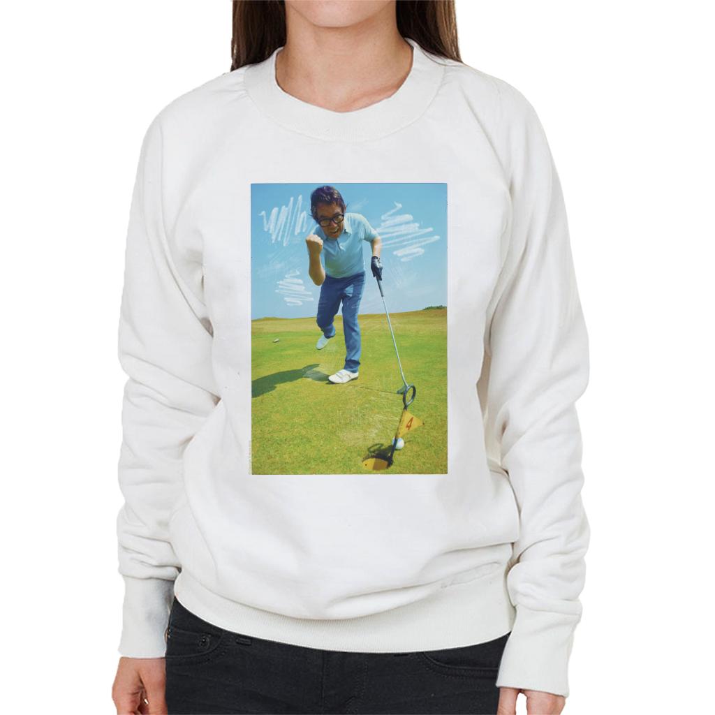 TV Times Ronnie Corbett Playing Golf 1971 Women's Sweatshirt-ALL + EVERY