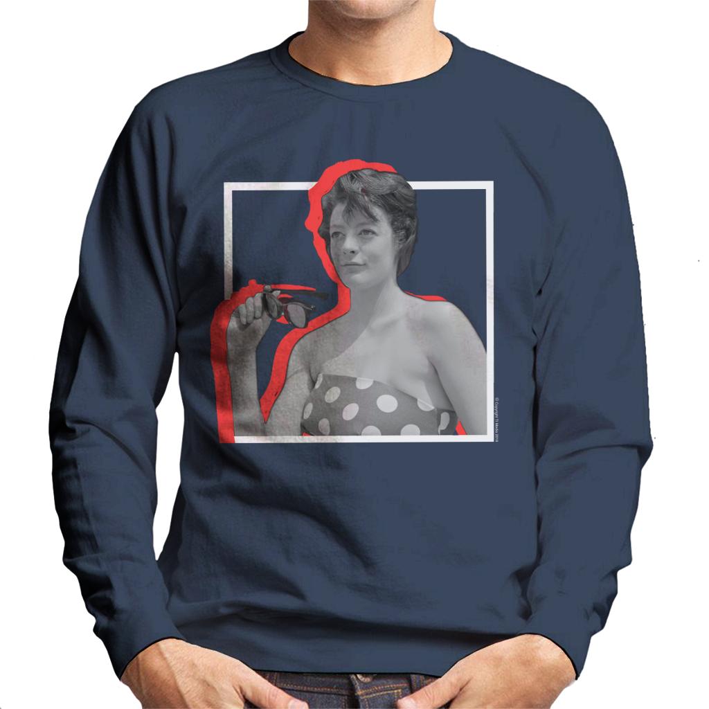 TV Times Maggie Smith Retro Frame Men's Sweatshirt-ALL + EVERY