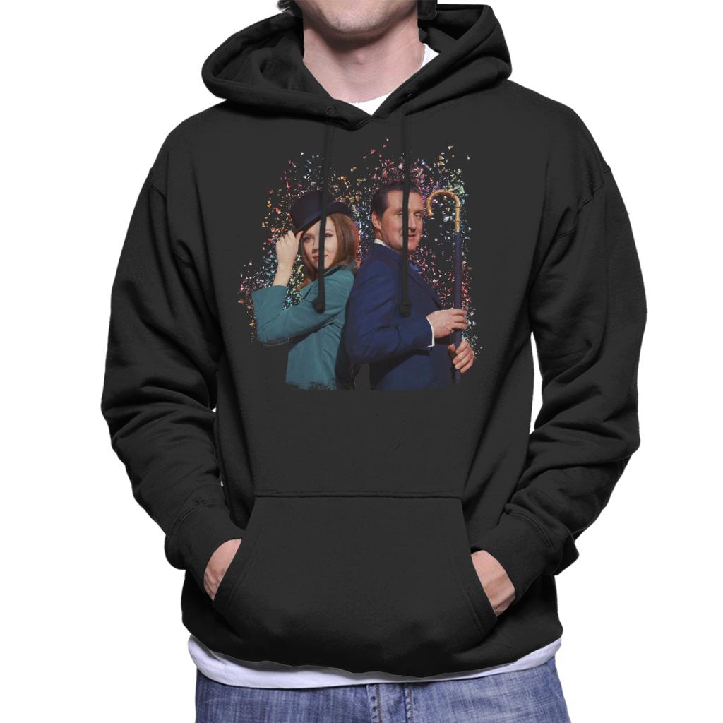 TV Times Avengers Diana Rigg And Patrick Macnee Men's Hooded Sweatshirt-ALL + EVERY