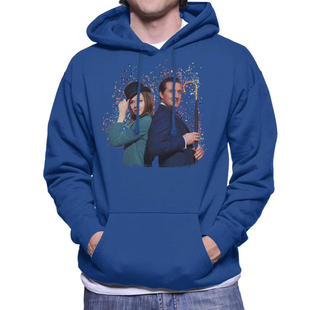 TV Times Avengers Diana Rigg And Patrick Macnee Men's Hooded Sweatshirt-ALL + EVERY