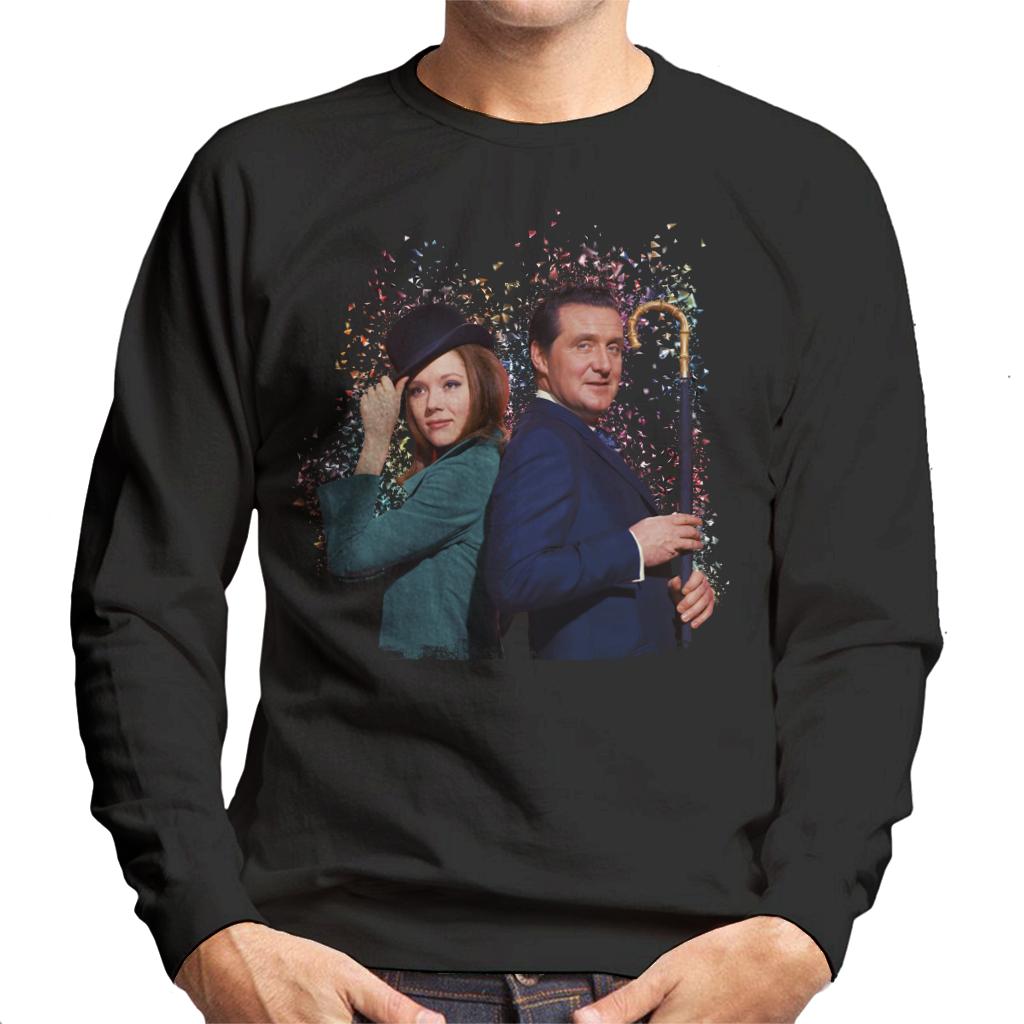 TV Times Avengers Diana Rigg And Patrick Macnee Men's Sweatshirt-ALL + EVERY