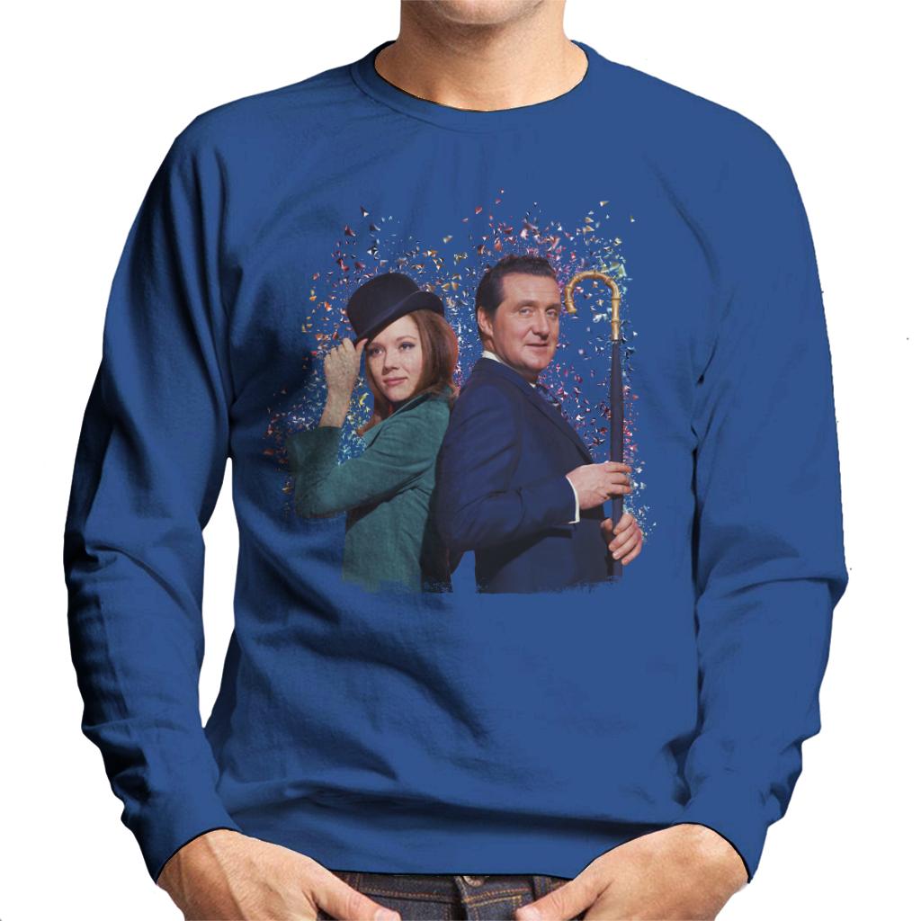 TV Times Avengers Diana Rigg And Patrick Macnee Men's Sweatshirt-ALL + EVERY