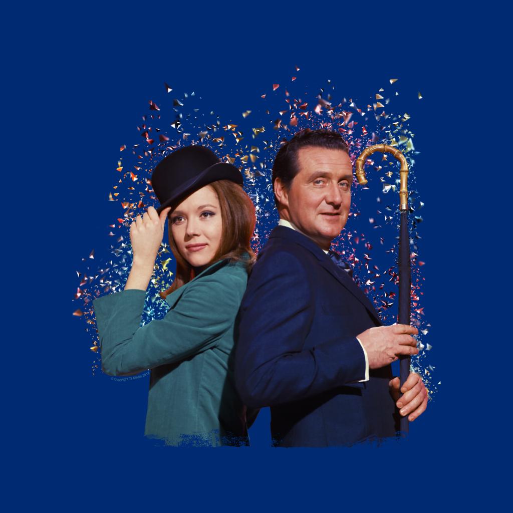 TV Times Avengers Diana Rigg And Patrick Macnee Men's Hooded Sweatshirt-ALL + EVERY