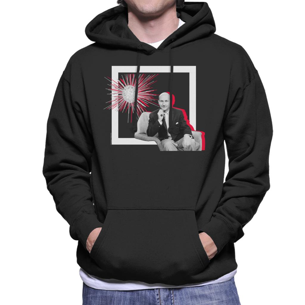 TV Times Donald Pleaseance Retro Frame Men's Hooded Sweatshirt-ALL + EVERY