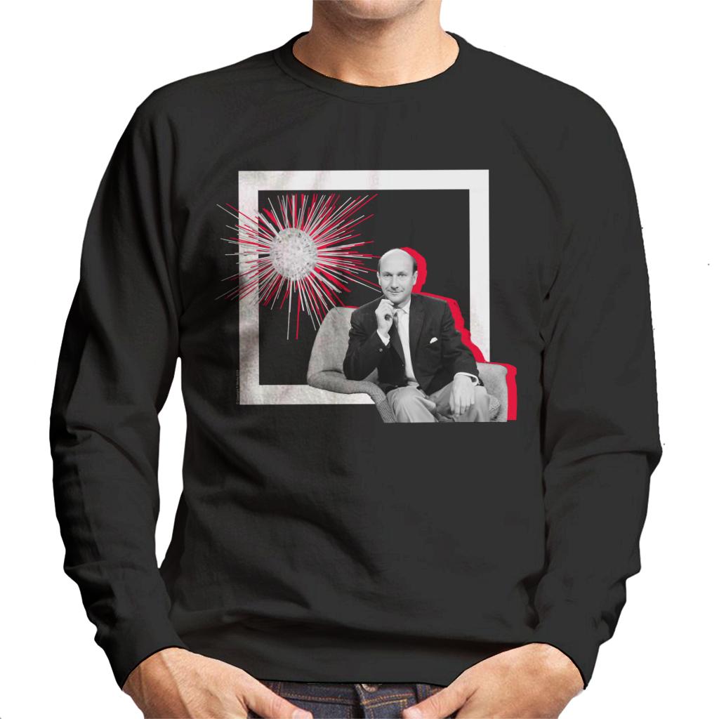 TV Times Donald Pleaseance Retro Frame Men's Sweatshirt-ALL + EVERY