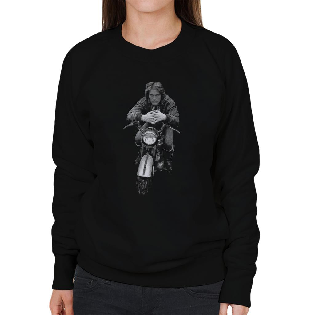 TV Times Adam Faith Motorcycle 1971 Women's Sweatshirt-ALL + EVERY