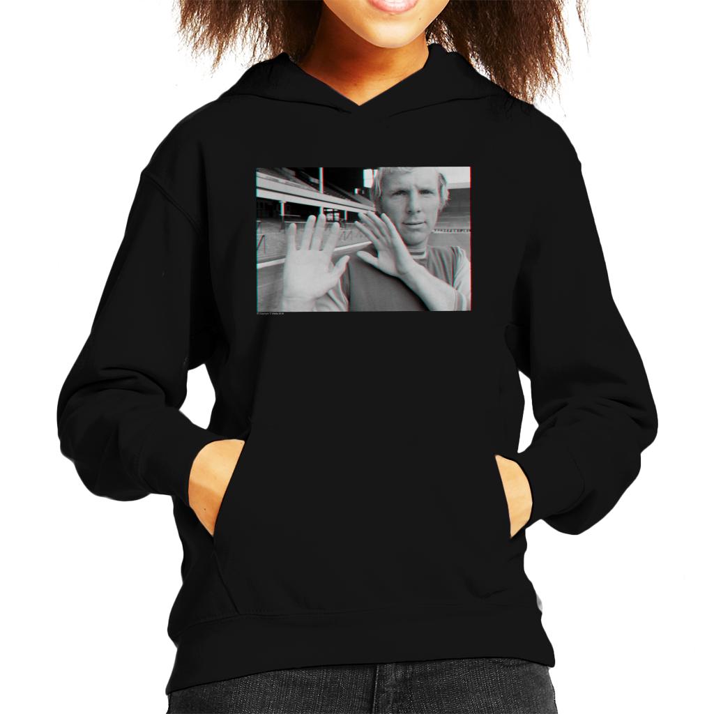 TV Times Bobby Moore 3D Effect Kids Hooded Sweatshirt-ALL + EVERY