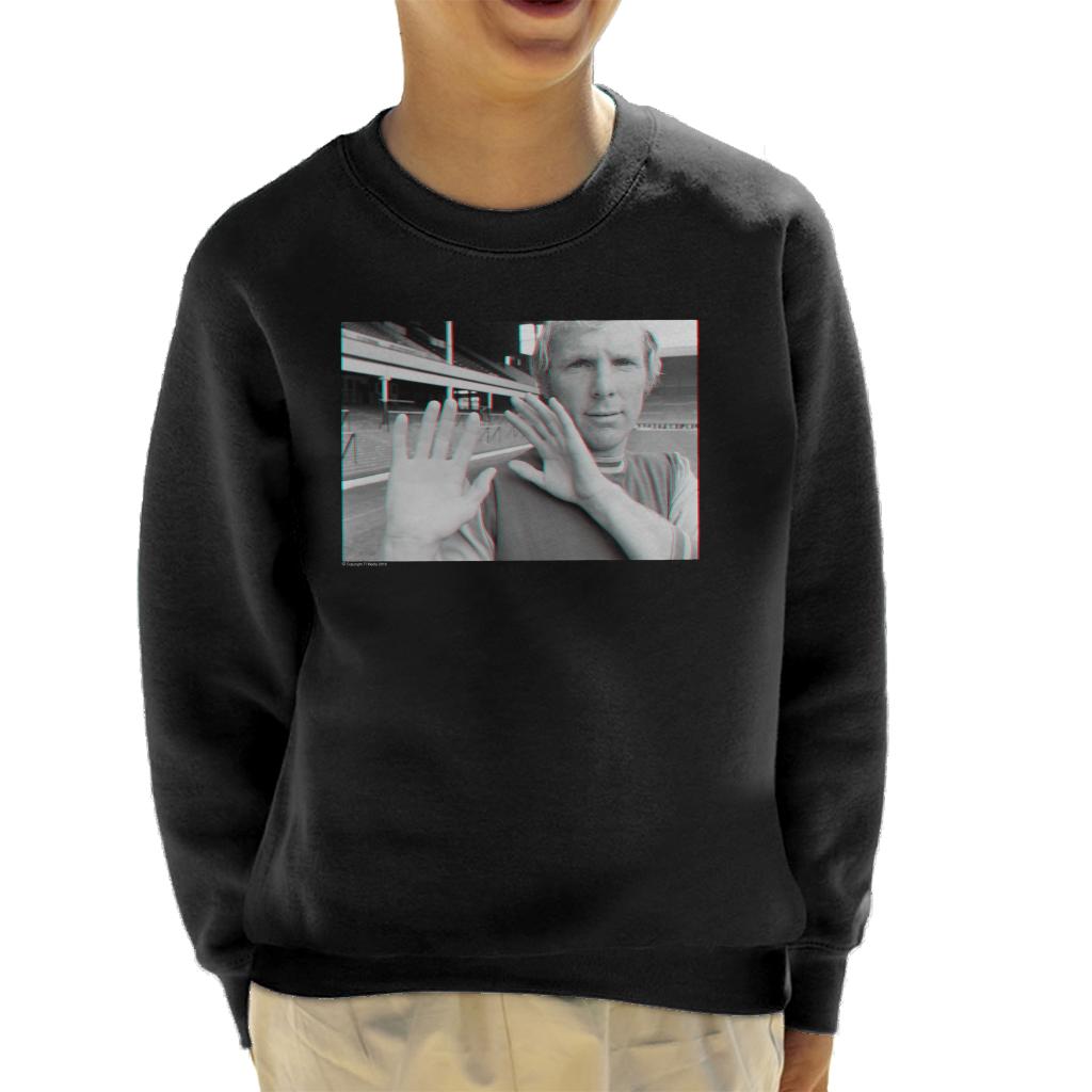 TV Times Bobby Moore 3D Effect Kids Sweatshirt-ALL + EVERY