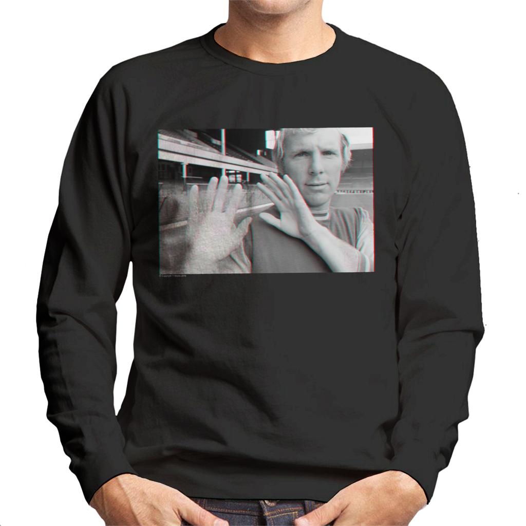 TV Times Bobby Moore 3D Effect Men's Sweatshirt-ALL + EVERY