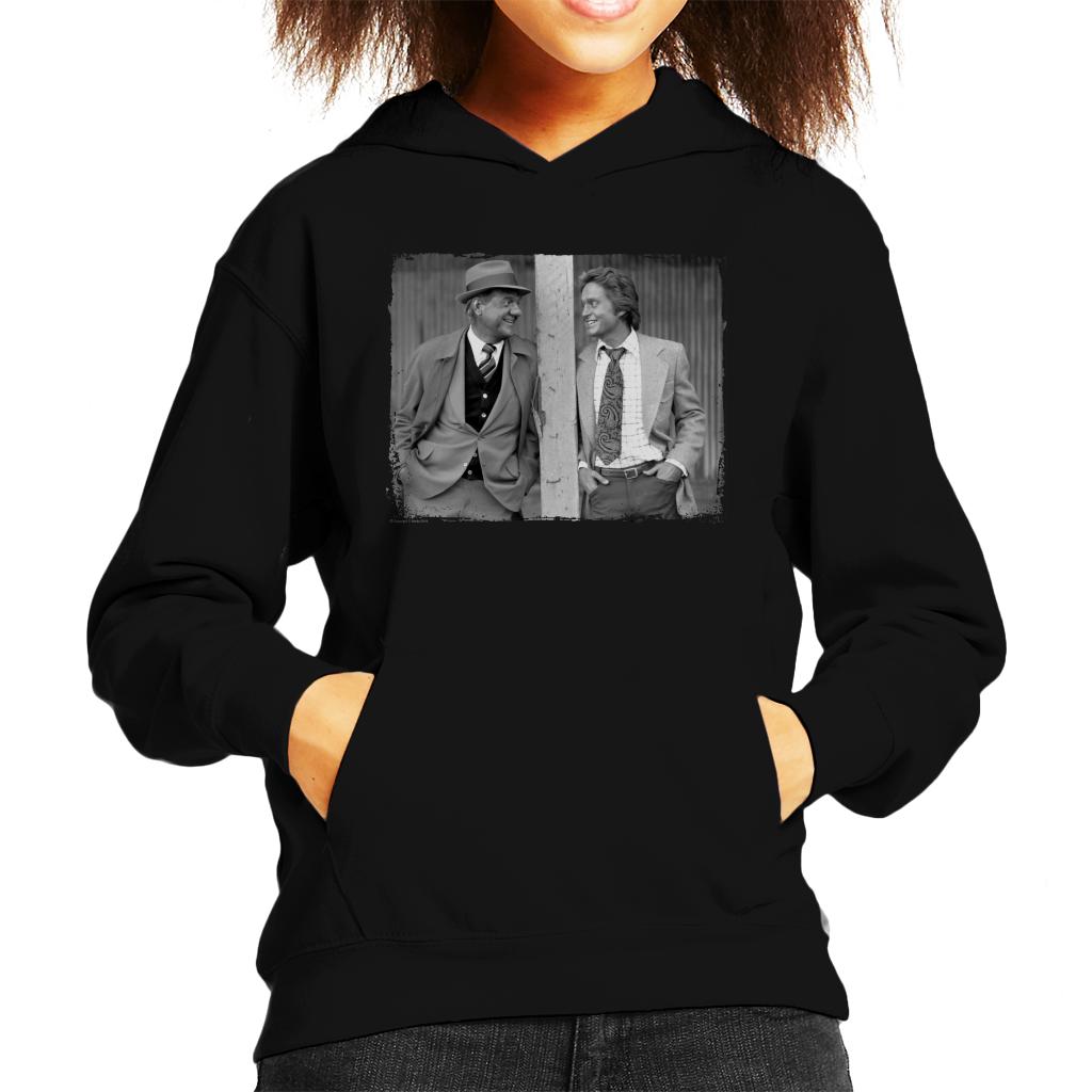 TV Times Karl Malden Michael Douglas Streets Of SF Kids Hooded Sweatshirt-ALL + EVERY