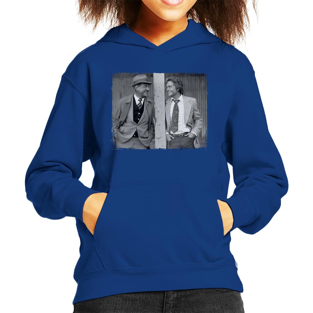 TV Times Karl Malden Michael Douglas Streets Of SF Kids Hooded Sweatshirt-ALL + EVERY