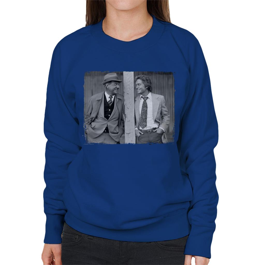 TV Times Karl Malden Michael Douglas Streets Of SF Women's Sweatshirt-ALL + EVERY