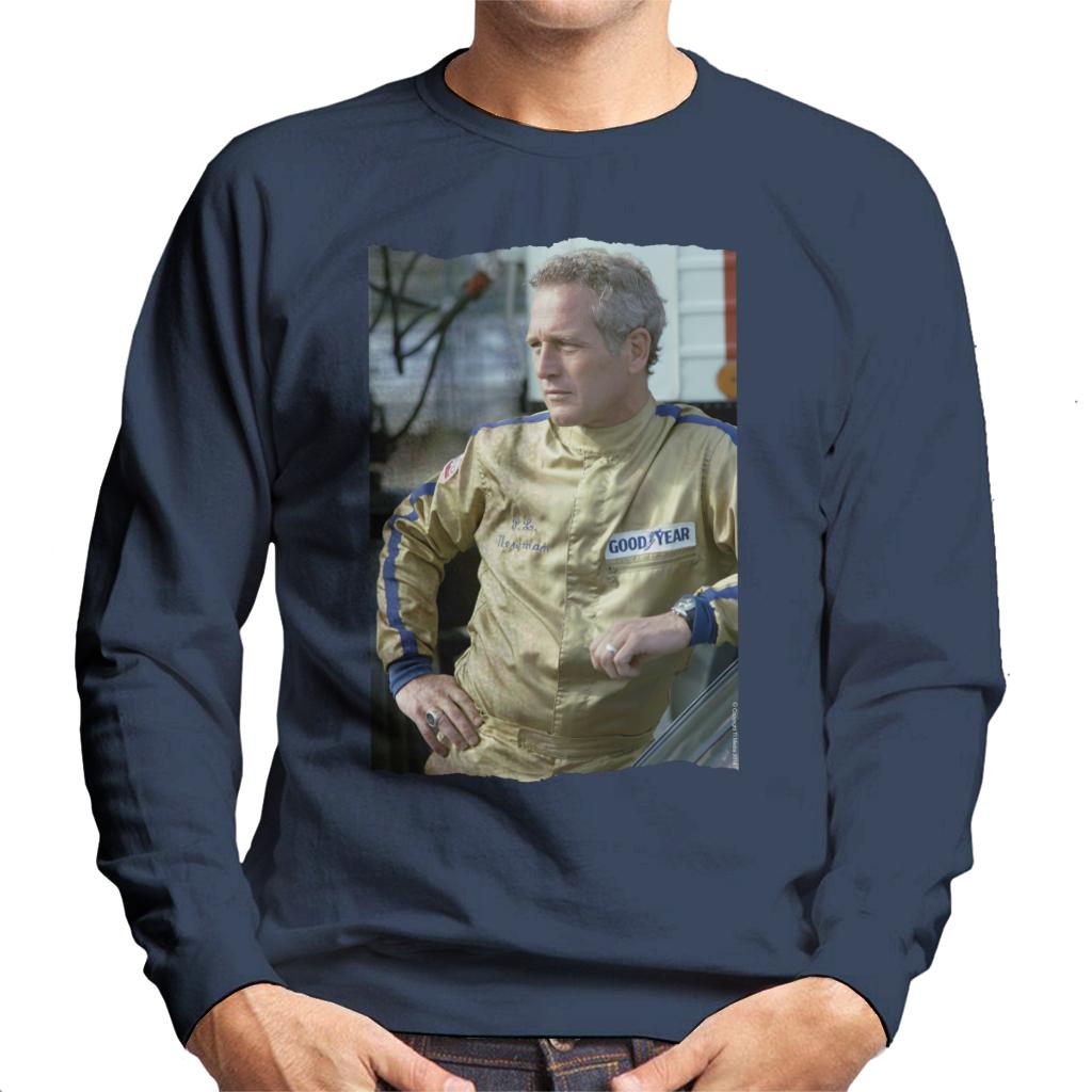 TV Times Paul Newman Race Suit 1974 Men's Sweatshirt-ALL + EVERY