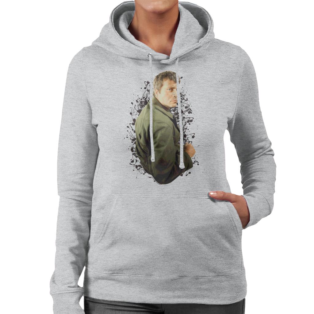 TV Times Oliver Reed 1971 Women's Hooded Sweatshirt