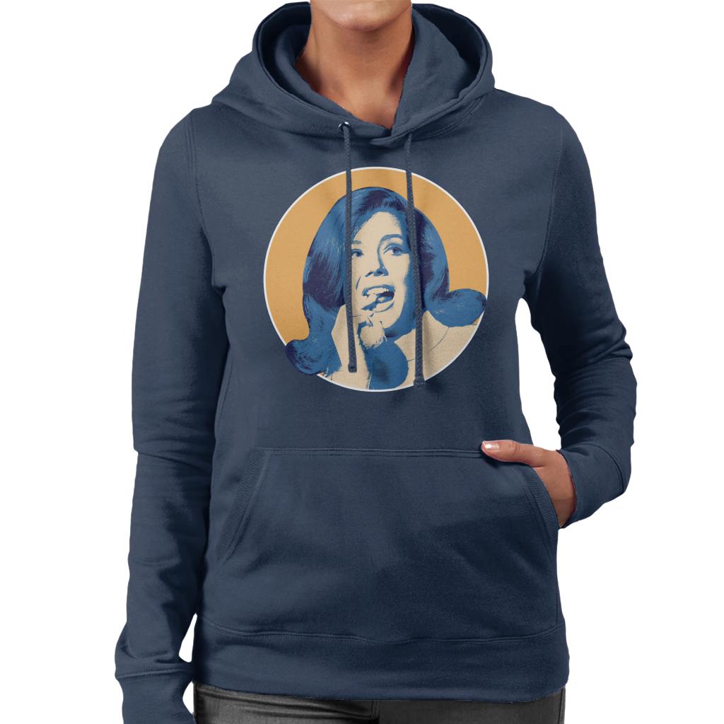 TV Times Diana Rigg Women's Hooded Sweatshirt-ALL + EVERY