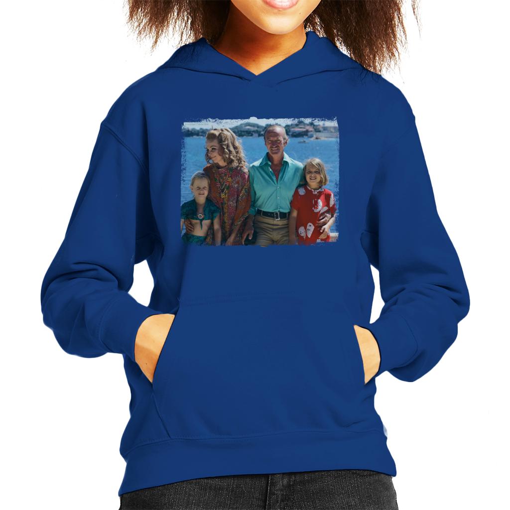 TV Times David Niven Family 1971 Kids Hooded Sweatshirt-ALL + EVERY