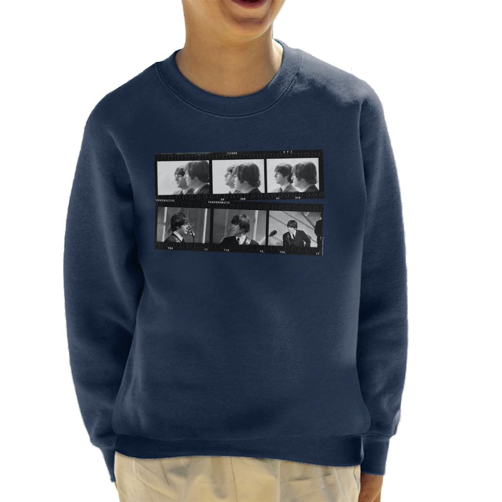 TV Times Beatles Lennon McCartney Show Photo Strip Kids Sweatshirt-ALL + EVERY