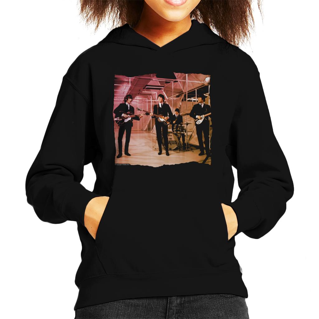 TV Times Beatles Lennon McCartney Show Performance Kids Hooded Sweatshirt-ALL + EVERY