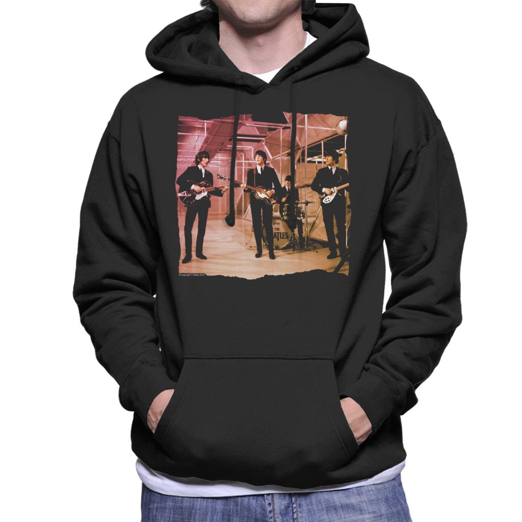 TV Times Beatles Lennon McCartney Show Performance Men's Hooded Sweatshirt-ALL + EVERY