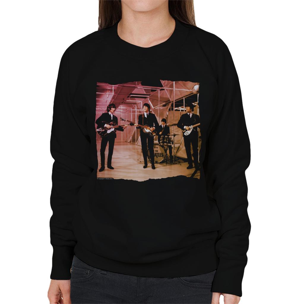 TV Times Beatles Lennon McCartney Show Performance Women's Sweatshirt-ALL + EVERY