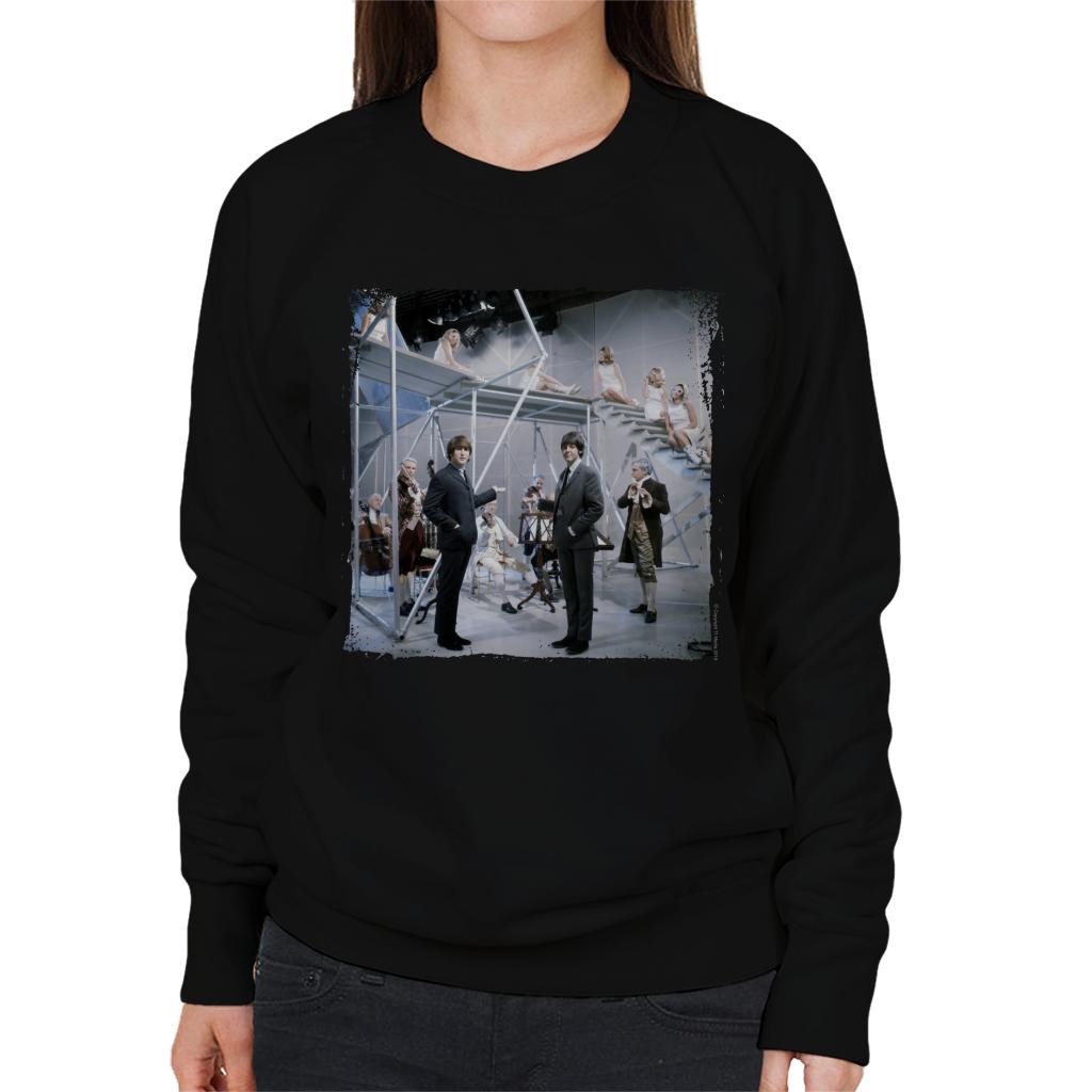 TV Times Beatles Lennon McCartney Orchestra Women's Sweatshirt-ALL + EVERY