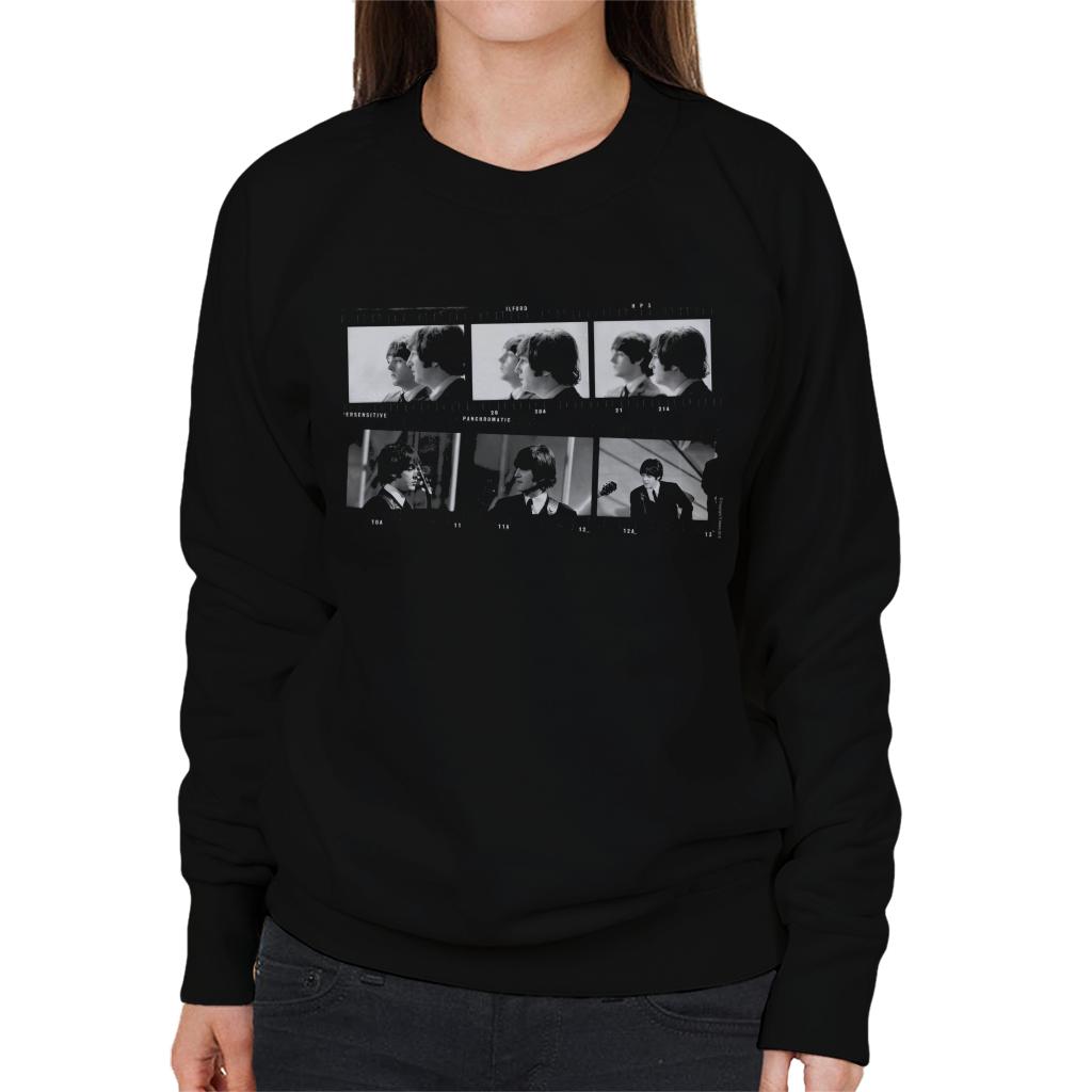 TV Times Beatles Lennon McCartney Photo Strip Women's Sweatshirt-ALL + EVERY