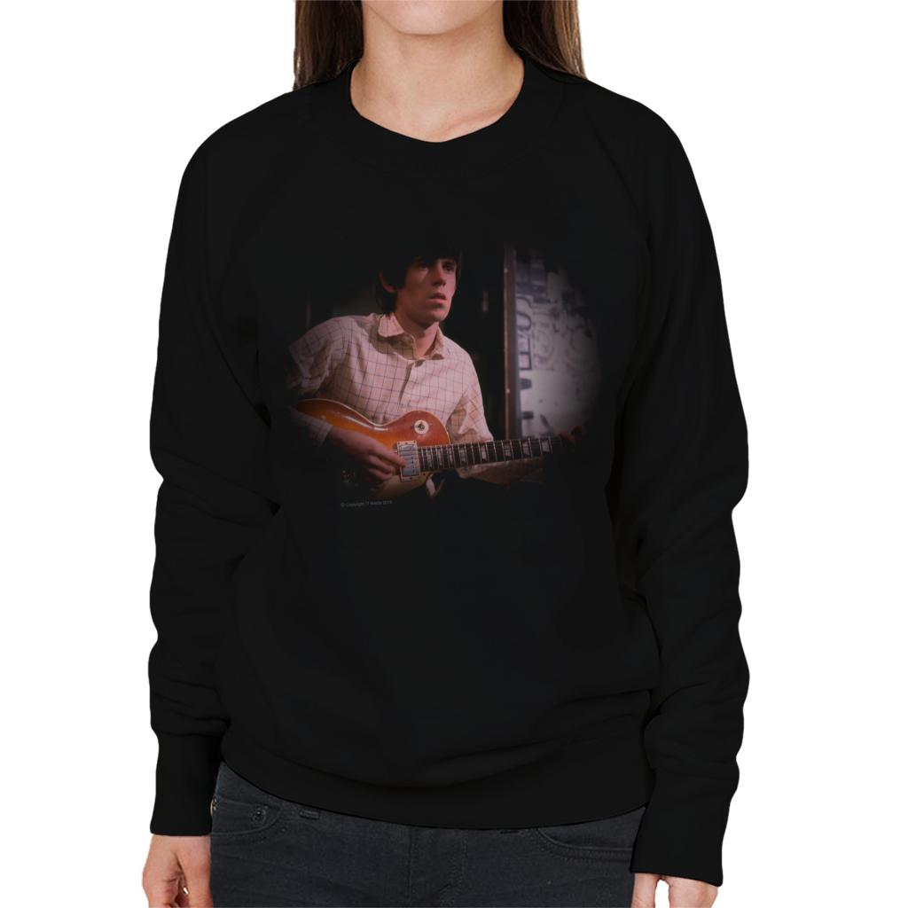 TV Times Keith Richards Les Paul Rolling Stones Women's Sweatshirt-ALL + EVERY