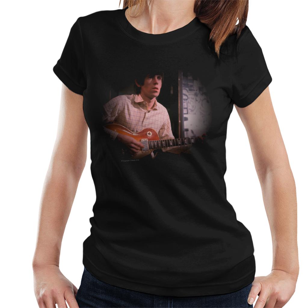 TV Times Keith Richards Les Paul Rolling Stones Women's T-Shirt-ALL + EVERY