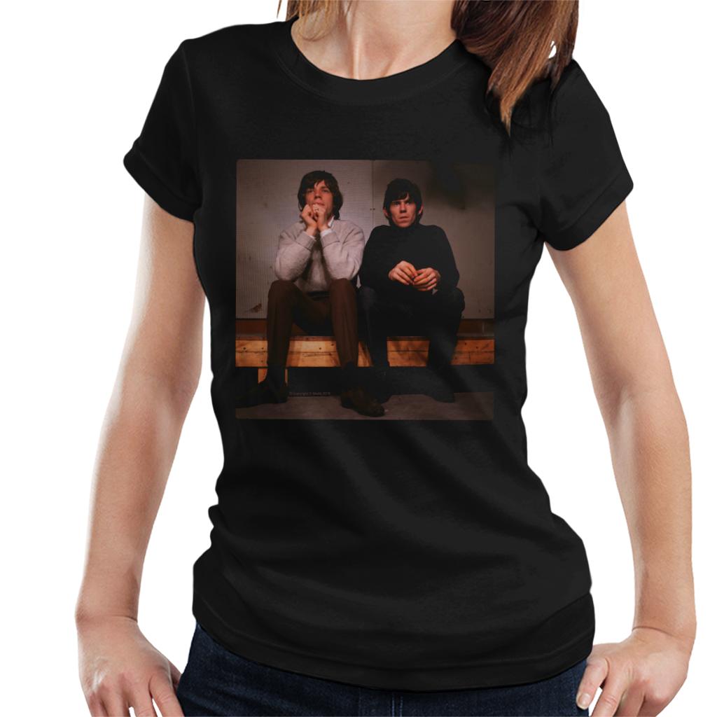 TV Times Mick And Keith Rolling Stones Women's T-Shirt-ALL + EVERY