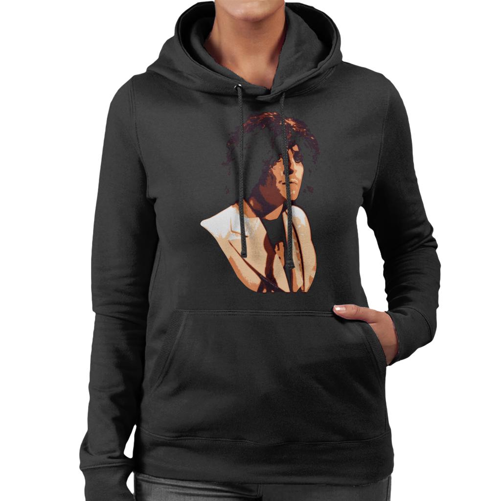 TV Times Marc Bolan With T Rex Supersonic TV Show Women's Hooded Sweatshirt-ALL + EVERY