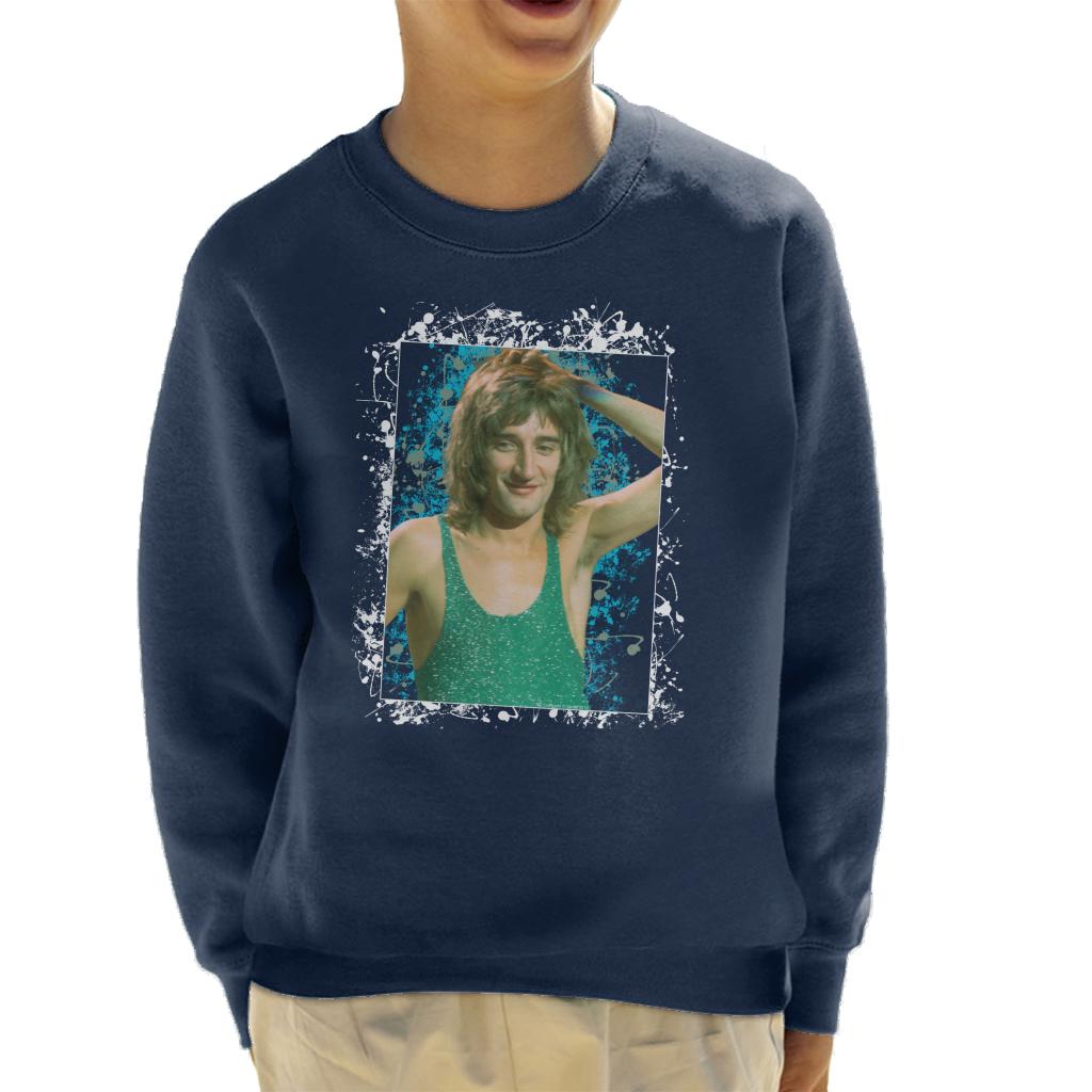 TV Times Rod Stewart Russell Harty Plus Kids Sweatshirt-ALL + EVERY