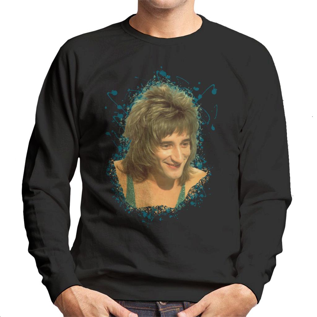 TV Times Rod Stewart Sparkly Vest Men's Sweatshirt-ALL + EVERY