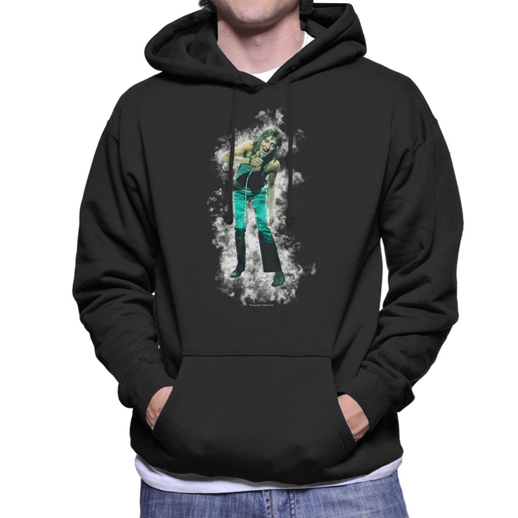 TV Times Rod Stewart Live Smoke Effect Men's Hooded Sweatshirt-ALL + EVERY