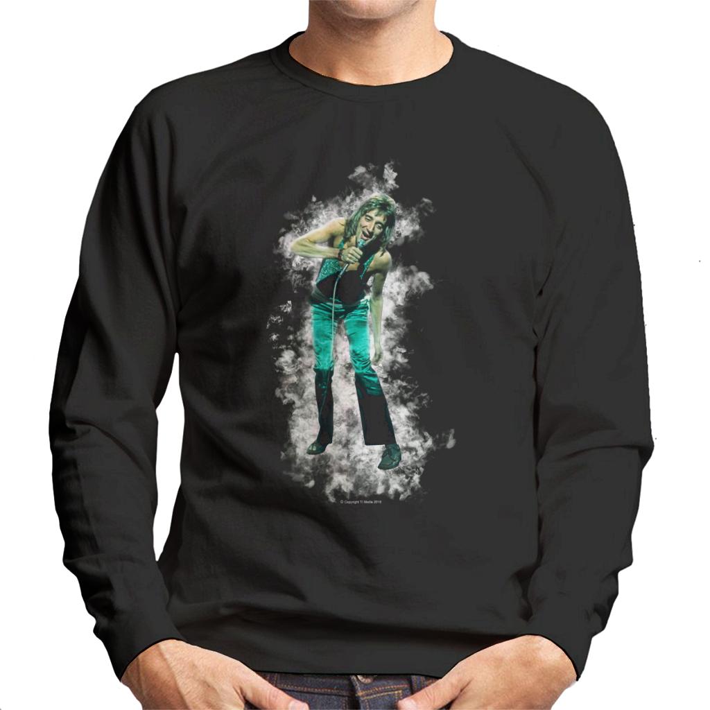 TV Times Rod Stewart Live Smoke Effect Men's Sweatshirt-ALL + EVERY