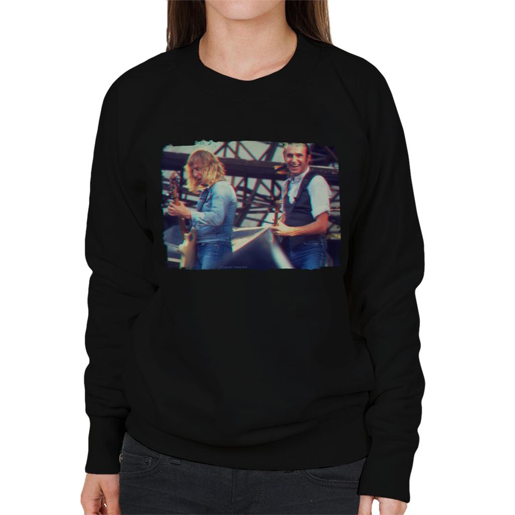 TV Times Status Quo Live 3D Effect Women's Sweatshirt-ALL + EVERY