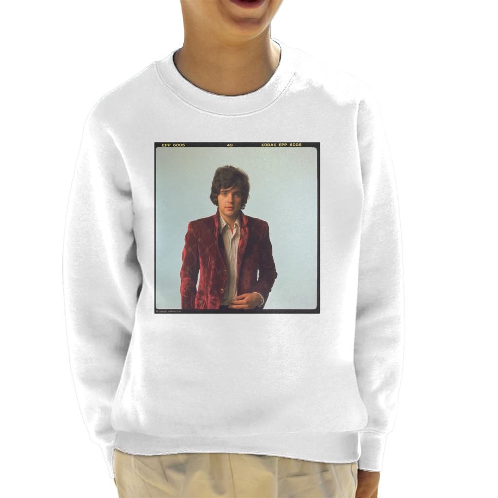 TV Times David Essex Portrait Kid's Sweatshirt-ALL + EVERY